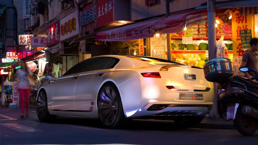  Qoros 9 Sedan Concept 2014 года  (фото 5 из 7)